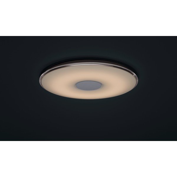 Bijela okrugla LED stropna svjetiljka za daljinski upravljač Trio Tokyo, promjera 60 cm-image-4
