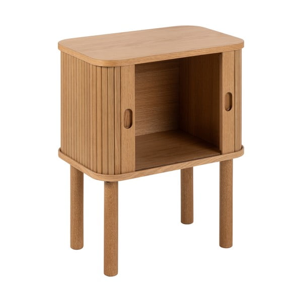 Noćni ormarić u dekoru hrasta u prirodnoj boji Langley – Actona-image-3