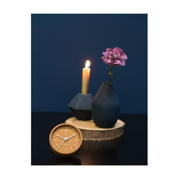 Budilica boje karamela Karlsson Tinge, ø 9 cm-image-1