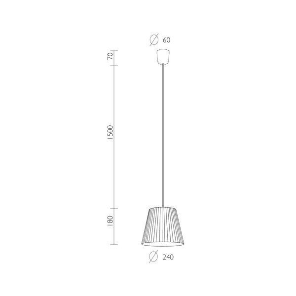 Viseća lampa Sotto Luce KAMI Elementary S 1S-image-2