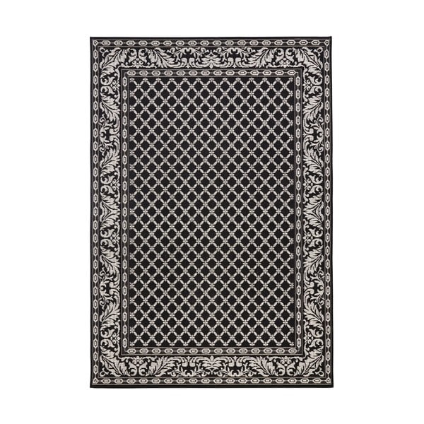 Crno-krem vanjski tepih NORTHRUGS Royal, 160 x 230 cm