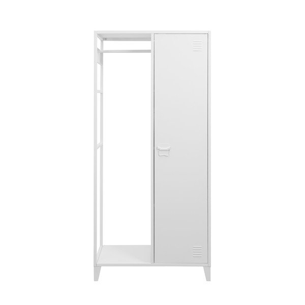 Bijeli otvoreni metalni ormar 80x175 cm Salino – Støraa