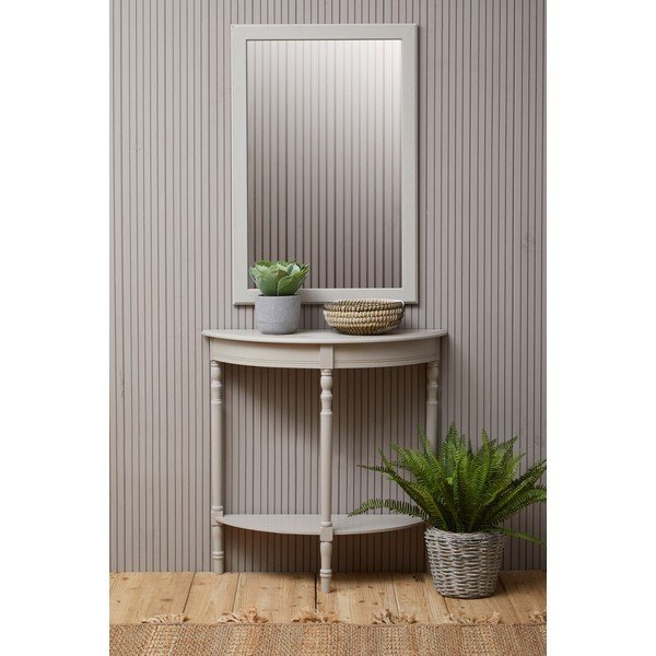 Bež pomoćni stol od masivnog bora 30x80 cm Heritage – Premier Housewares-image-1