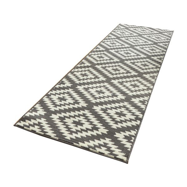 Sivo-bijela staza Hanse Home Basic Nordic, 80 x 350 cm-image-2