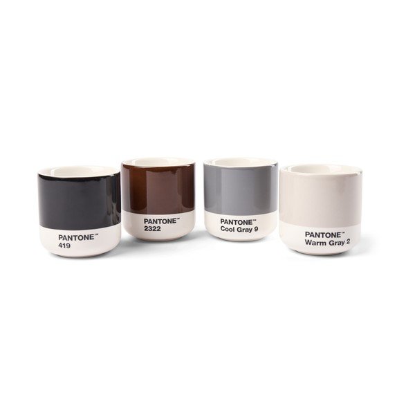 Porculanske šalice u setu 4 kom za espresso 100 ml Macchiato – Pantone