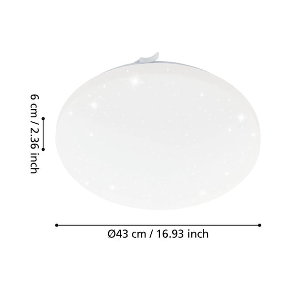 Bijela LED stropna svjetiljka FRANIA-S – EGLO-image-2