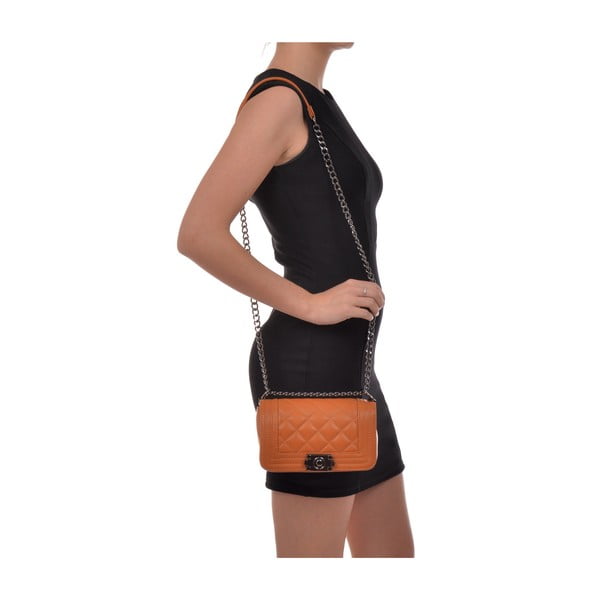 Konjačka smeđa kožna omotnica Isabella Rhea Mari-image-4