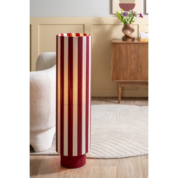 Crvena/bijela stojeća svjetiljka od užeta (visina 106 cm) Vienna Stripes – Leitmotiv-image-1
