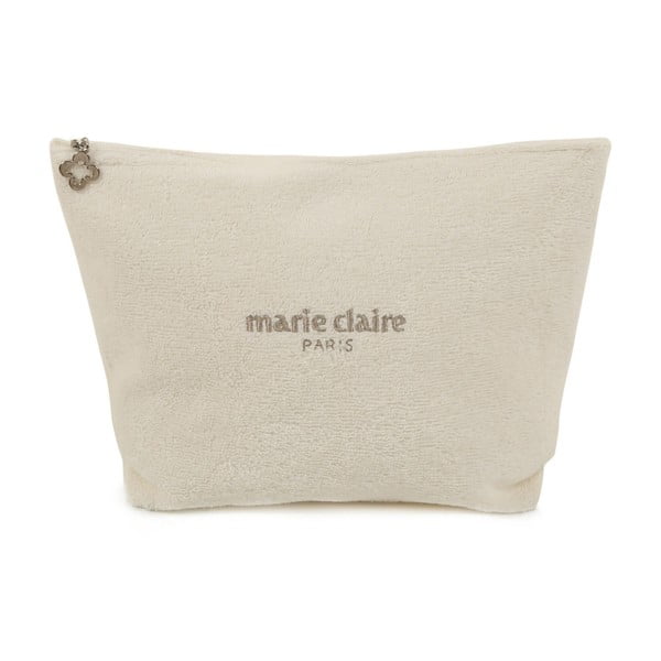 Krem kozmetička torbica iz izdanja Marie Claire, dužine 32 cm