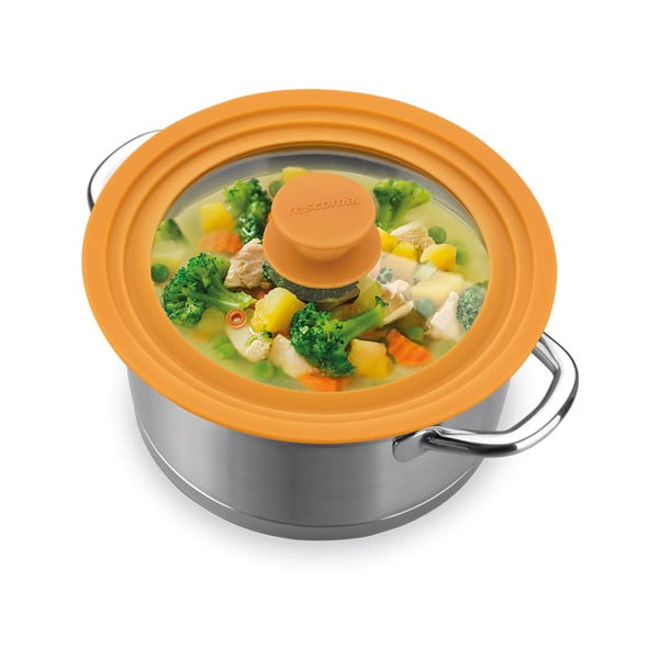 Staklen/silikonski poklopac ø 29 cm Unicover – Tescoma-image-3