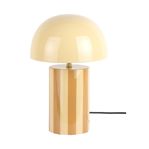 Žuta  metalna stolna lampa (visina 34 cm) Rayado – Leitmotiv