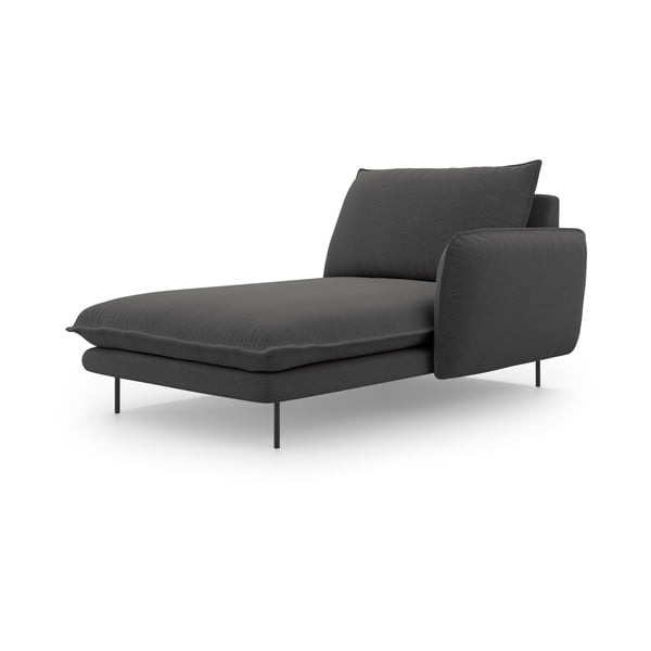 Tamno siva Cosmopolitan Design Vienna ležaljka, desni kut-image-2