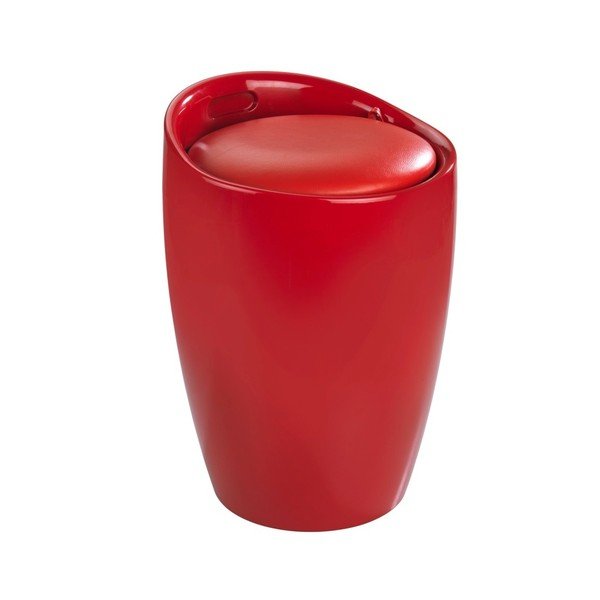 Crvena košara za rublje i stolica u jednom Wenko Candy, 20 l-image-1