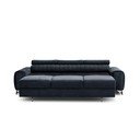 Antracitno siva baršunasti sklopiva sofa 261 cm Laurence – ELTAP