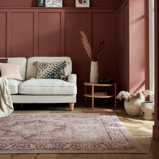 Svijetlo crveni perivi tepih od mješavine recikliranih vlakana 200x290 cm Windsor – Flair Rugs