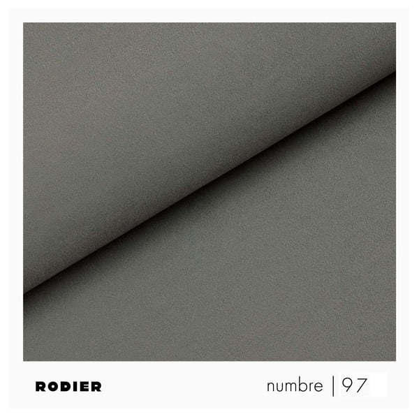 Sivi baršunast tabure Tuil – Rodier-image-3