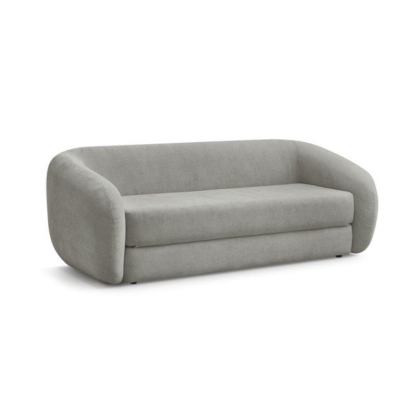 Svijetlo siva sklopiva sofa od šenila 228 cm Neyo – Bobochic Paris-image-2