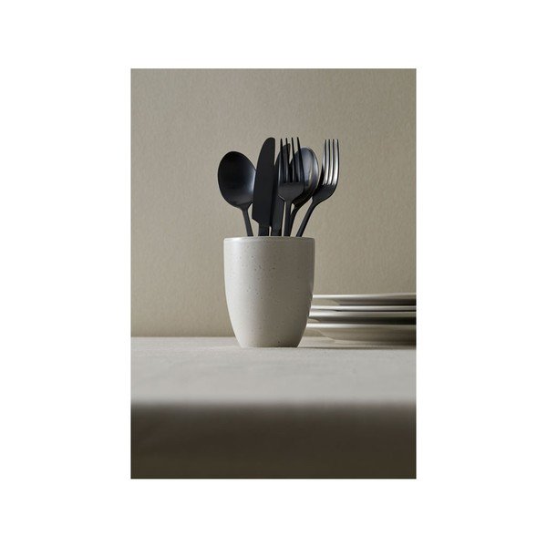 16-dijelni set crnog Bitz Bestik pribora za jelo od nehrđajućeg čelika-image-4