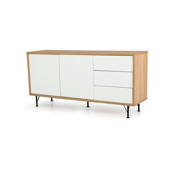 Bijela komoda Tenzo Flow, dužina 164 cm-image-2