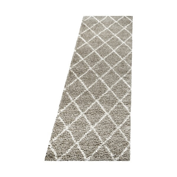 Svjetlo smeđa staza 80x250 cm Alvor – Ayyildiz Carpets