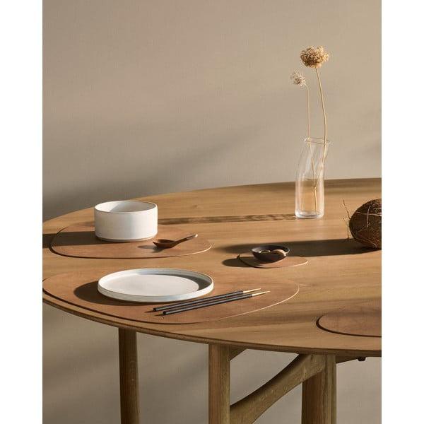 Podmetač od eko kože 37x44 cm Curve L Nupo – LIND DNA-image-1