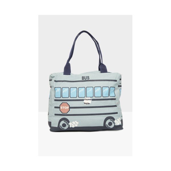 Svijetloplava torba Mori Italian Factory Bus