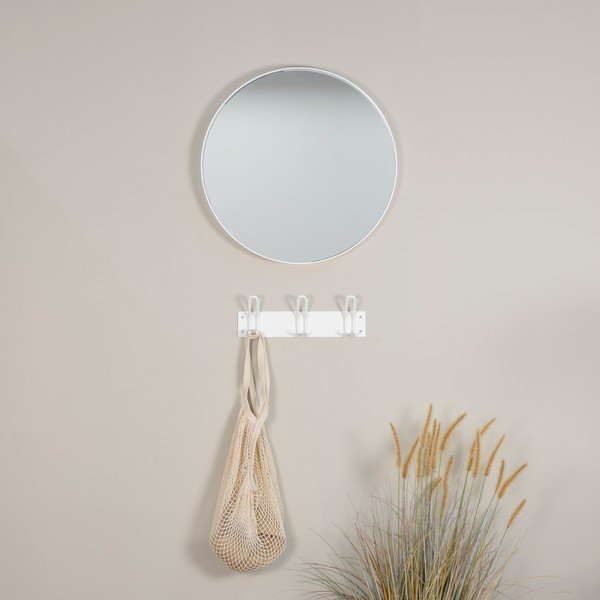 Bijela metalna zidna vješalica Miles – Spinder Design-image-2