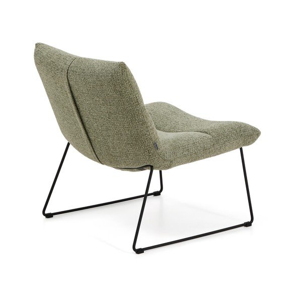 Zelena fotelja od šenila Asen – Kave Home-image-4