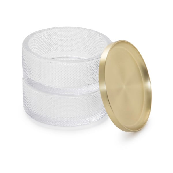 Staklena kutija za nakit s poklopcem u zlatnoj boji Umbra Tesora-image-3