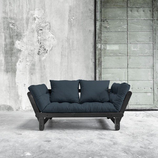 Kauč na razvlačenje Karup Beat Black / Deep Blue-image-2