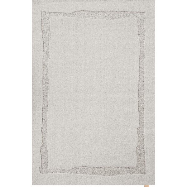 Svijetlo sivi vunen tepih 133x190 cm Morphic Rocca – Agnella