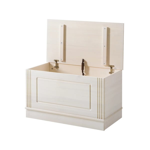 Bijela škrinja od masivnog bora 80x45 cm Anita – Støraa-image-4