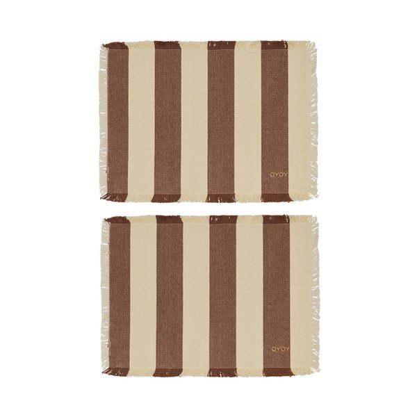 Podmetač 2 kom od organskog pamuka 36x48 cm Toppu – OYOY Living Design