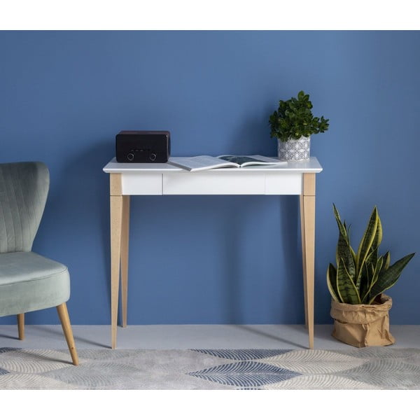 Bijeli radni stol Ragaba Mimo, dužina 65 cm-image-1