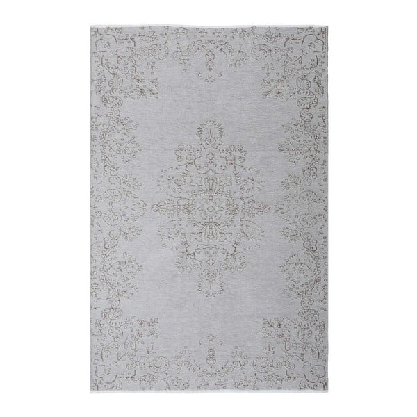 Dvostrani smeđe-sivi tepih Vitaus Lauren, 77 x 200 cm