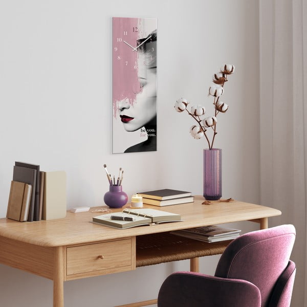 Stakleni zidni sat Be you - Styler-image-1