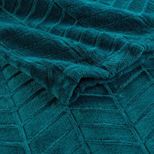 Plavi prekrivač od mikroflanela 180x220 cm Arya – douceur d'intérieur-image-2