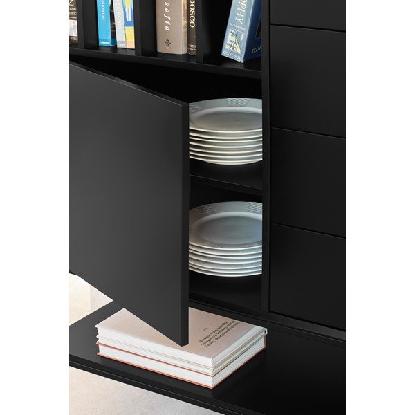 Crna komoda 166x98x45 cm Platt – Teulat-image-3