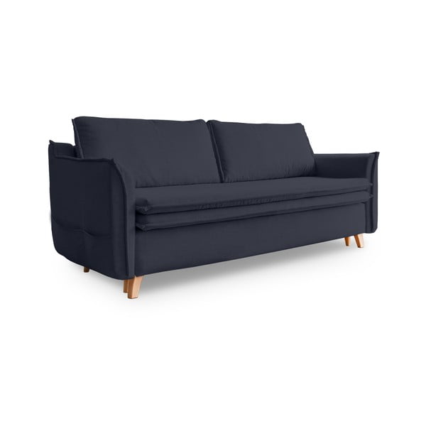Tamno siva/antracitno siva sklopiva sofa 225 cm Charming Charlie – Miuform