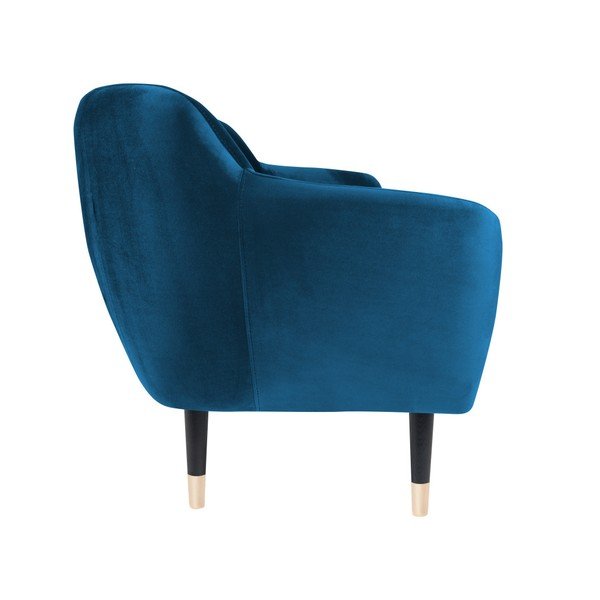 Plava sofa s crnim nogama Mazzini Sofas Benito, 188 cm-image-3