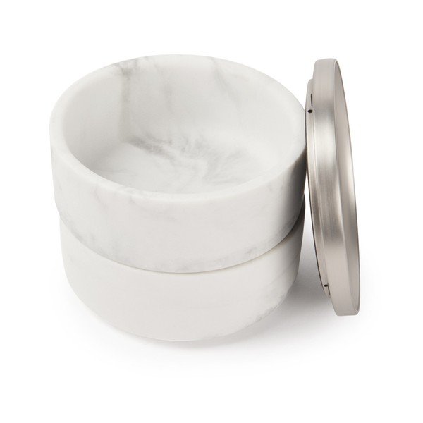 Kutija za nakit s mramornim dekorom i poklopcem u srebrnoj boji Umbra Tesora-image-3