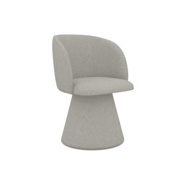 Svijetlo siva podstavljena blagovaonska stolica Maia – Makamii