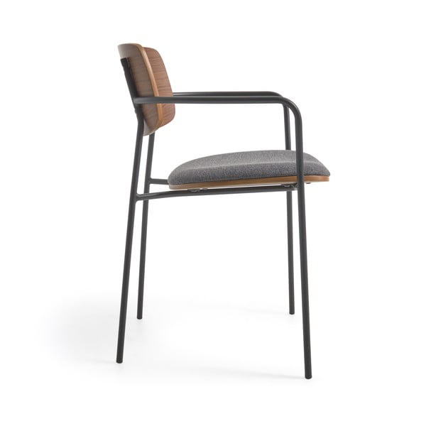 Siva/smeđa blagovaonska stolica Maureen – Kave Home-image-4