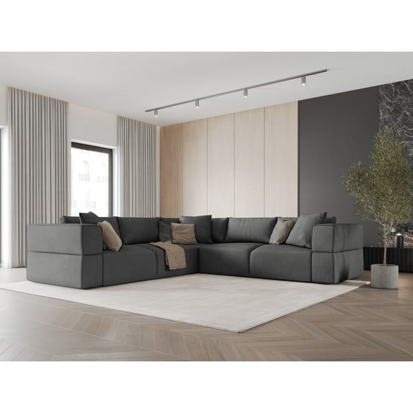 Tamno siva kutna garnitura (promjenjiva) Esther – Milo Casa-image-1