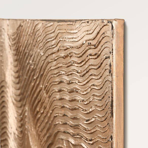 Ručno oslikana slika 88x118 cm Metallic Brown – Malerifabrikken-image-3