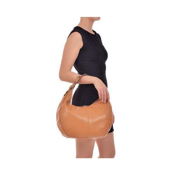 Konjak smeđa kožna torba Robert M Hobo-image-3