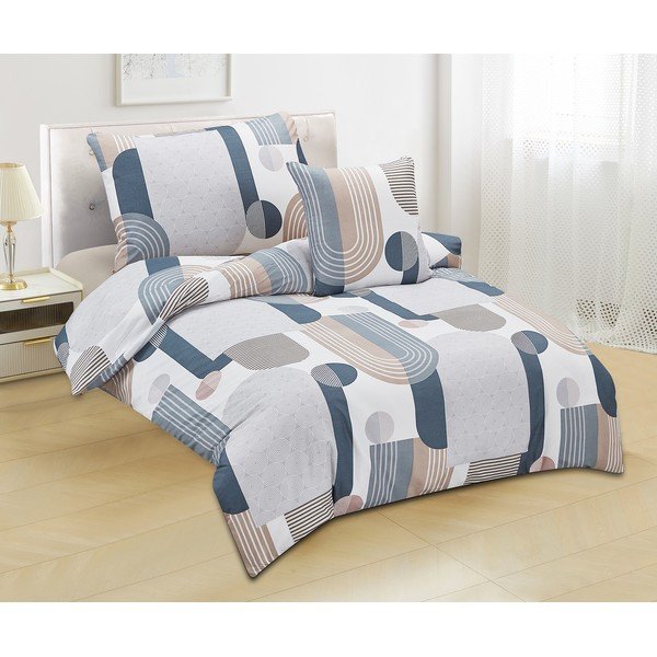 3-dijelna posteljina za krevet za jednu osobu od mikrosatena 140x200 cm Beryl – My House-image-1