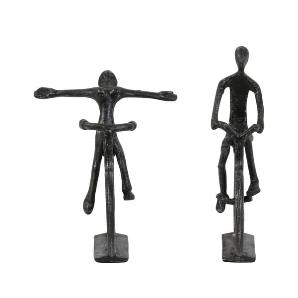 Metalni kipići u setu 2 kom 22 cm Cyclists – Light & Living-image-2