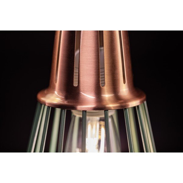 Zelena viseća svjetiljka s metalnim sjenilom ø 18 cm Kaliope – GTV-image-4