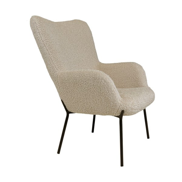 Bež fotelja od umjetnog krzna Glasgow – Bonami Essentials-image-3